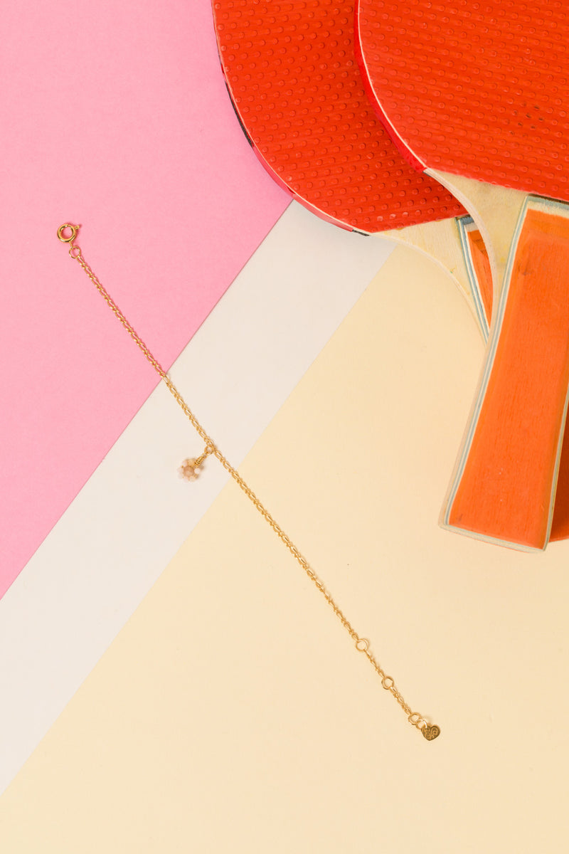 bracelet neili amazonite/opale rose