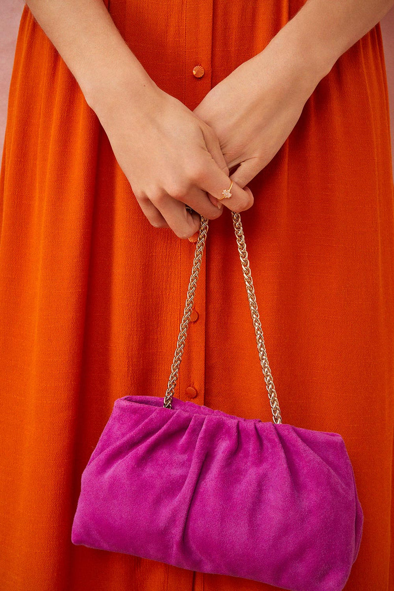 sac pochette DPH x feeka salome fuschia