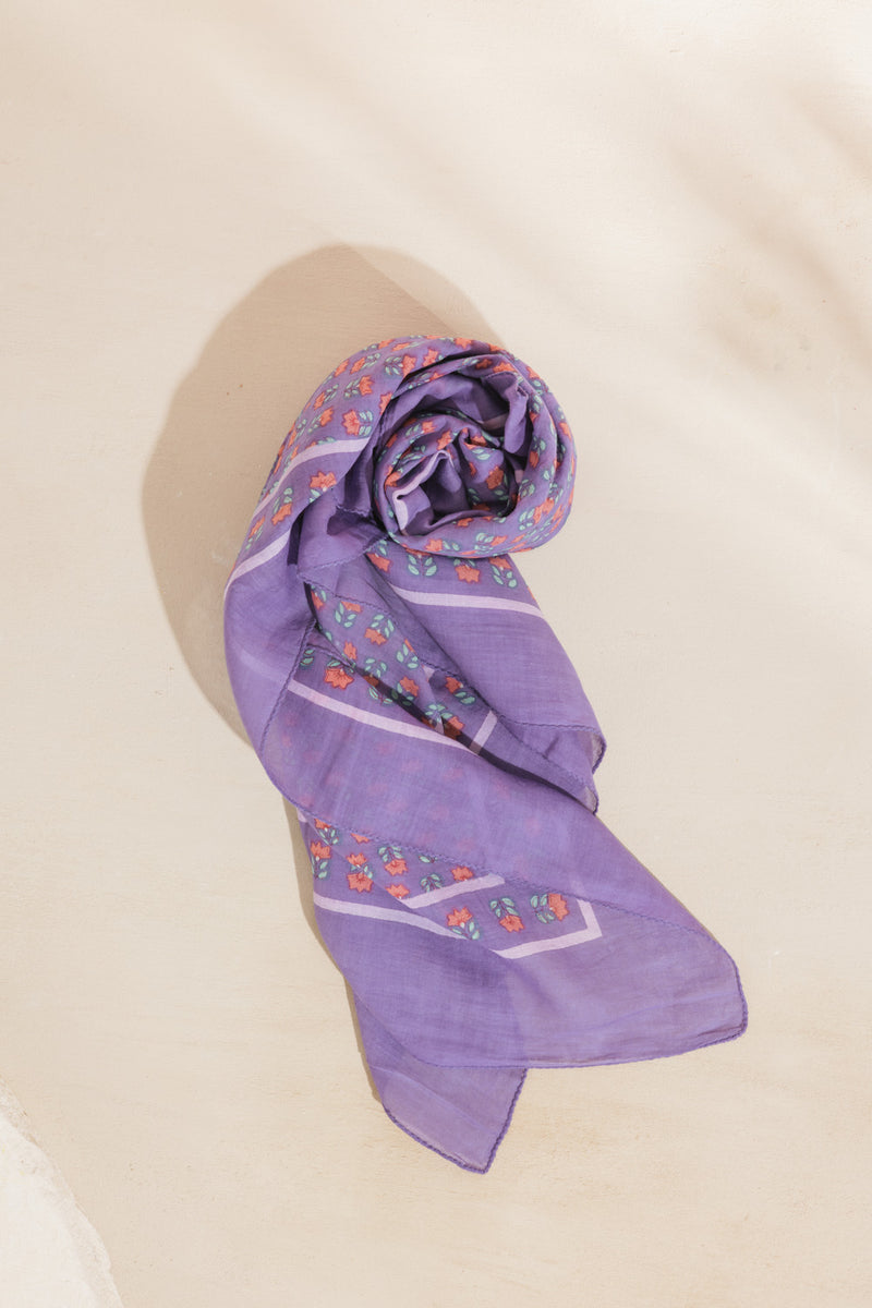 Foulard Nona Jasmin Figue