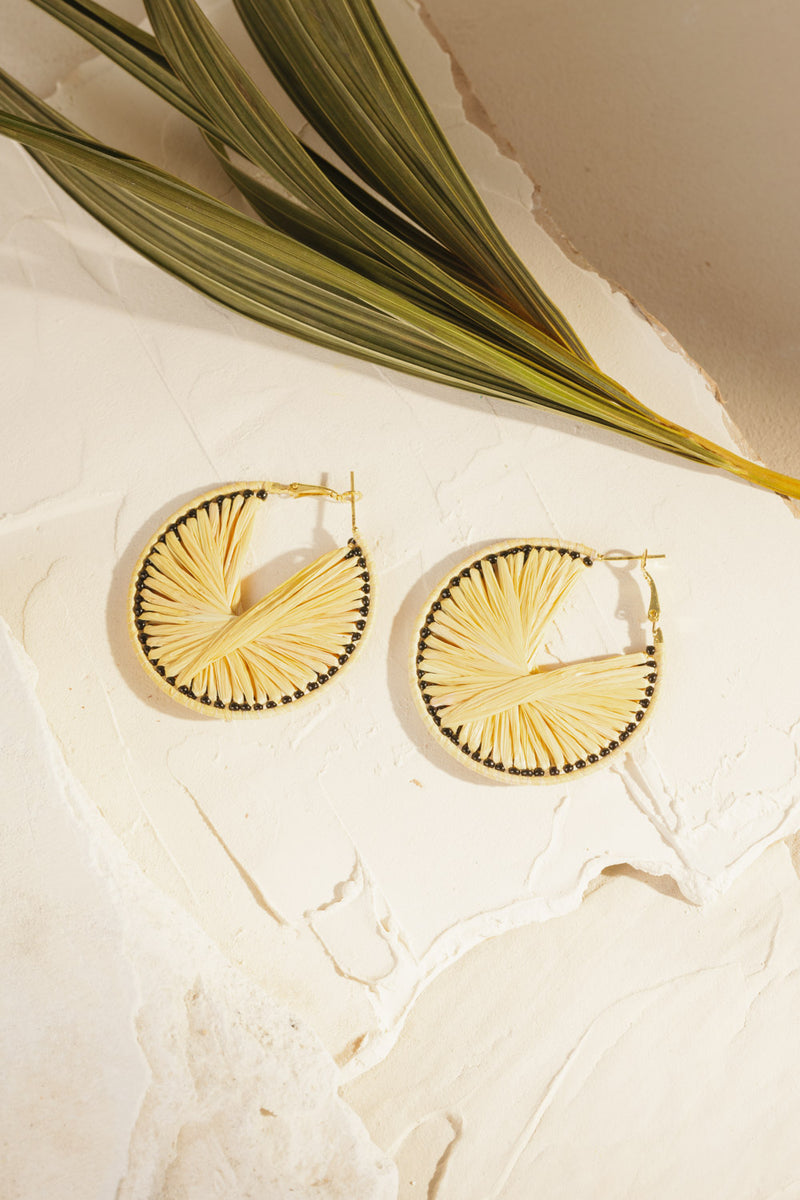 Pitchata Naturel/Noir Earrings