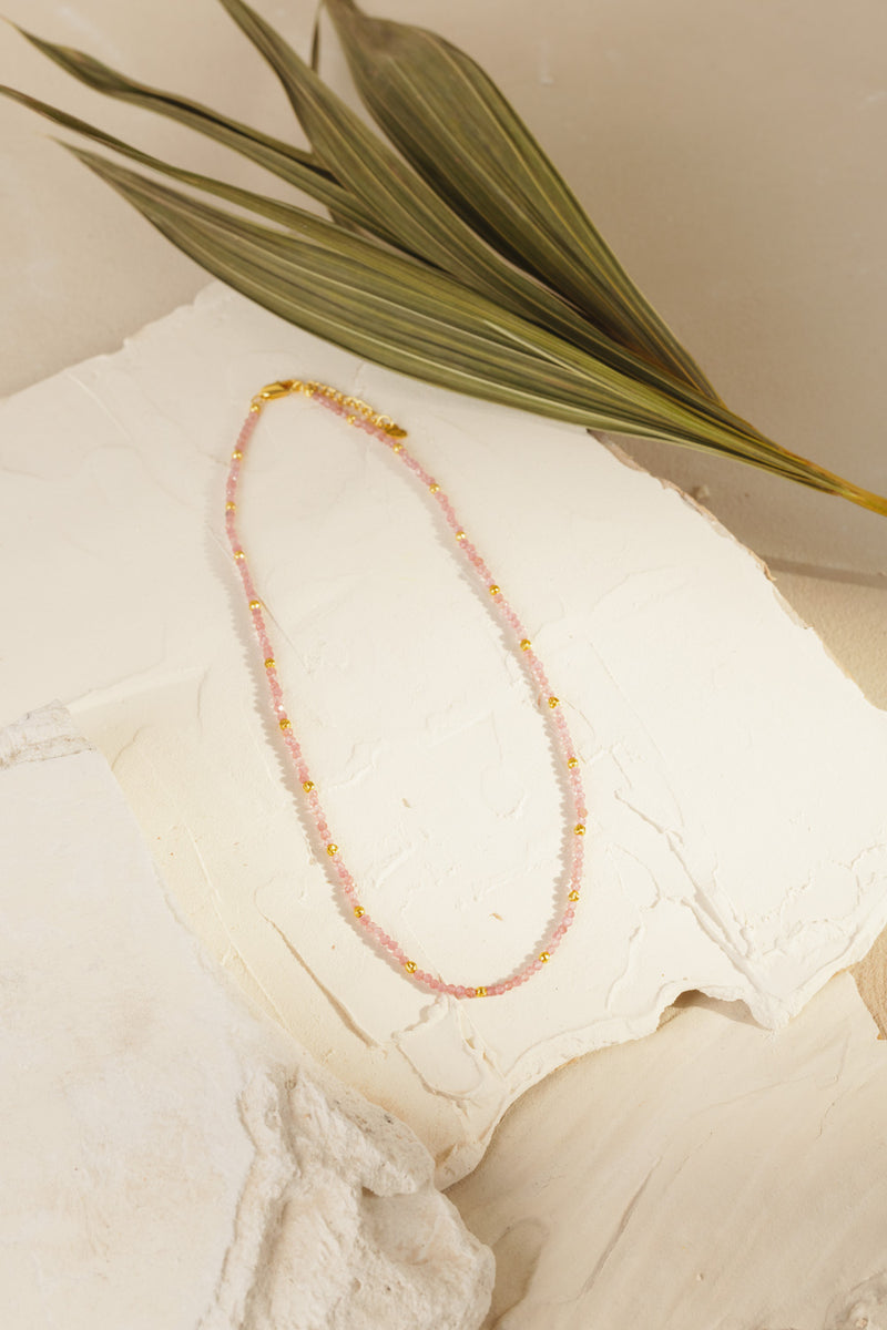 Collier Padma Tourmaline Rose