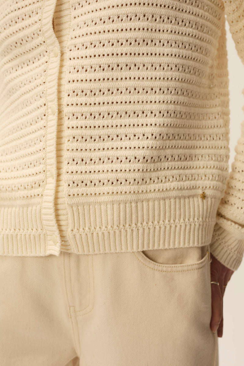Cardigan Adrien Creme