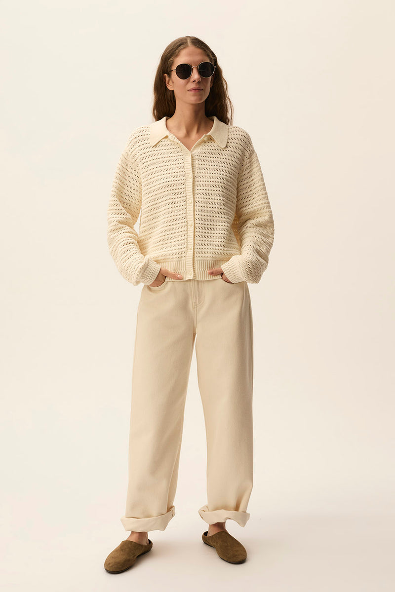 Cardigan Adrien Creme