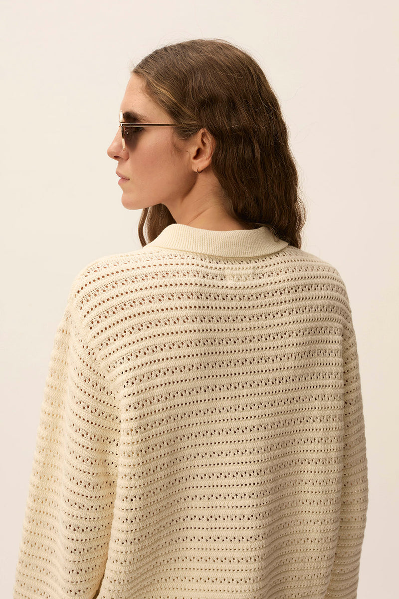 Cardigan Adrien Creme