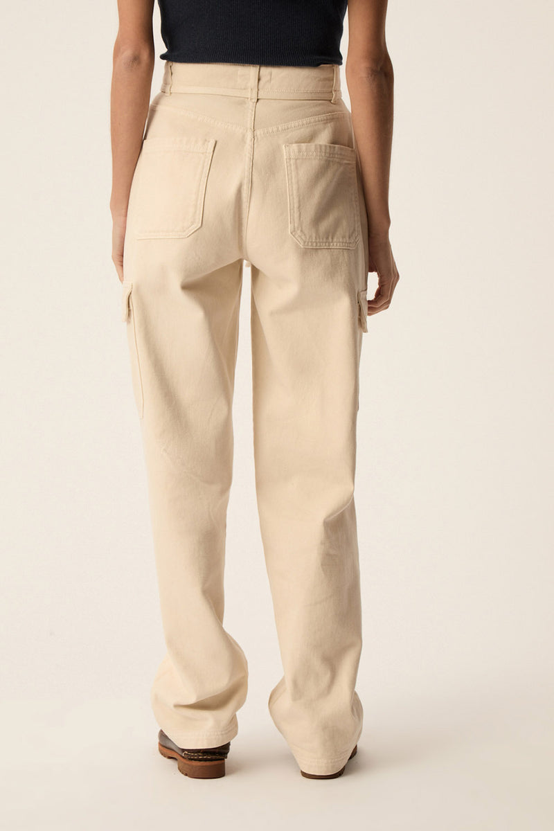 Pantalon en jean  Queo Creme