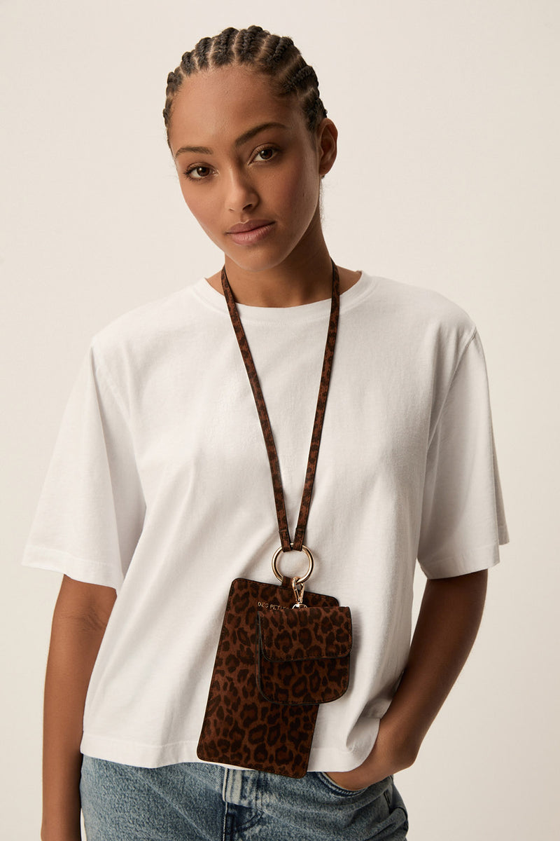 Petite pochette Orora Leopard