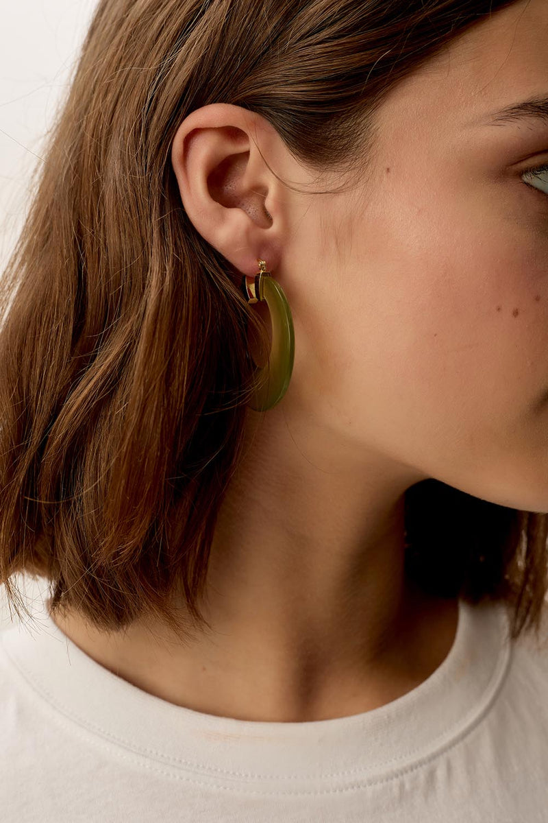 Boucles D'Oreilles Nadi Basilic