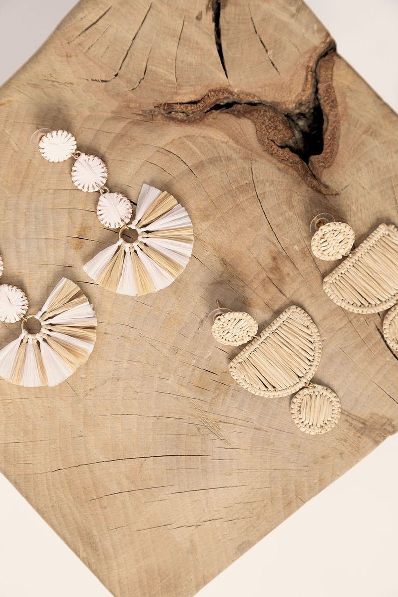 Boucles D'Oreilles Nambo Sakura/Naturel