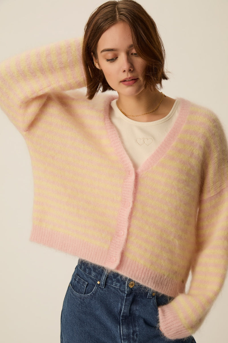 Gilet Alvaro Beurre/Bulle