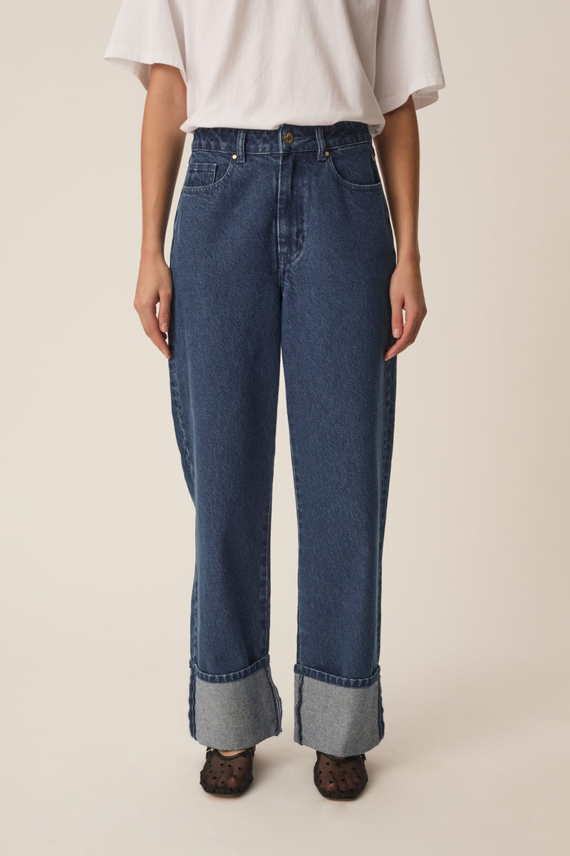 Jean Qarl Dark Indigo