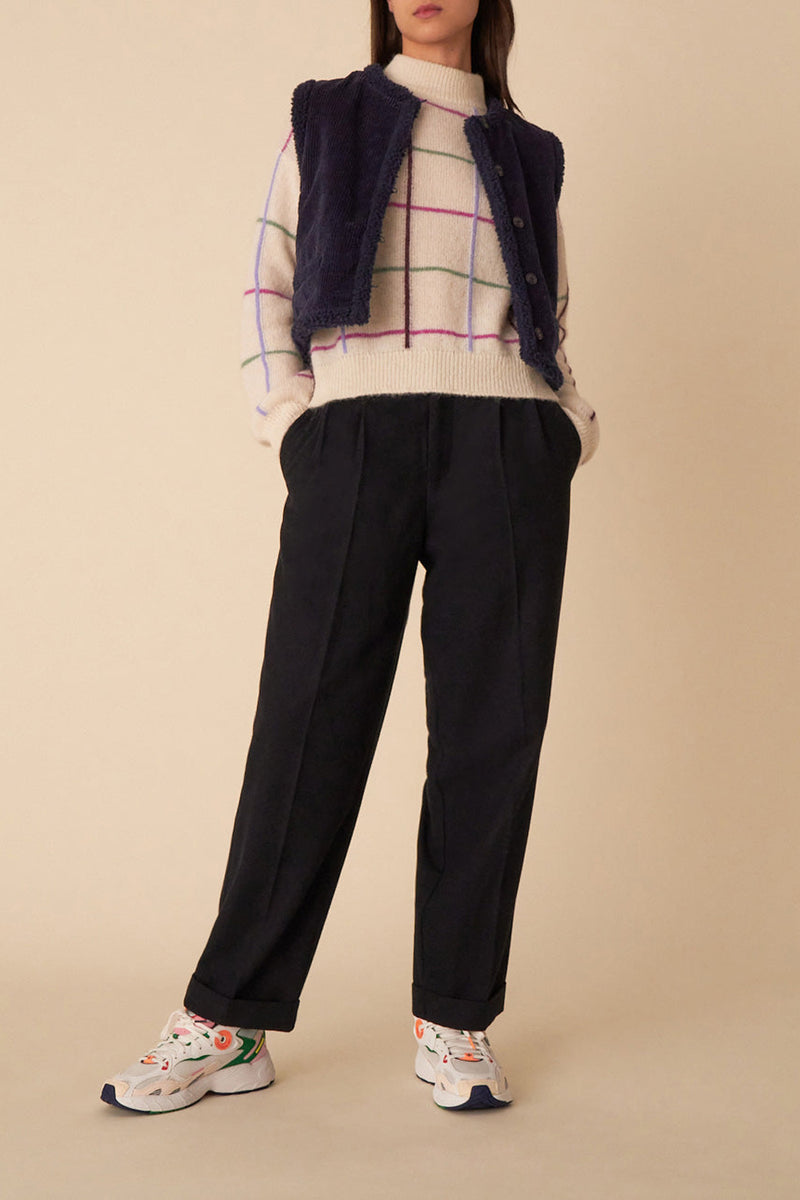 ecru/multico chandler jumper