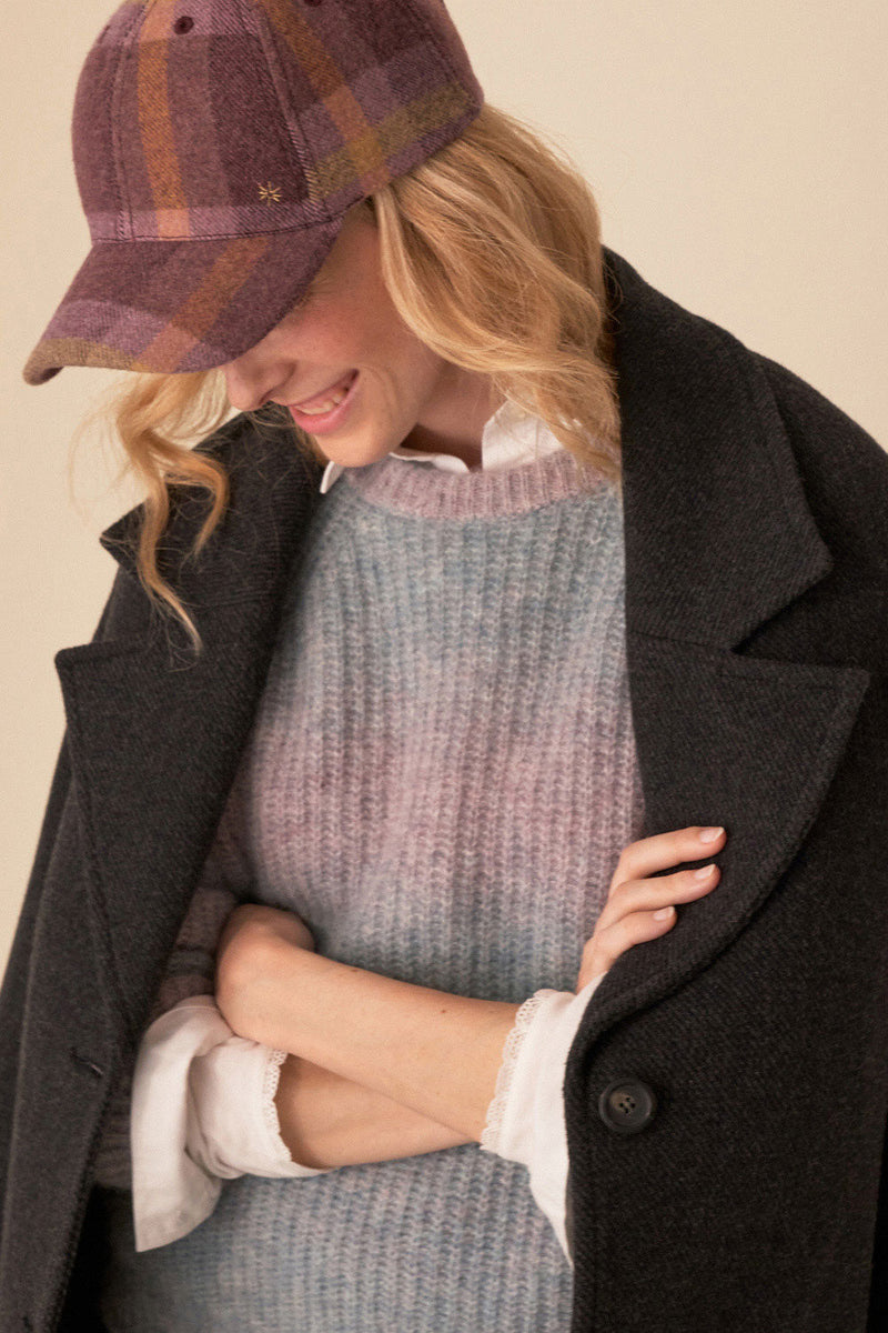 Aglae matcha violet sweater