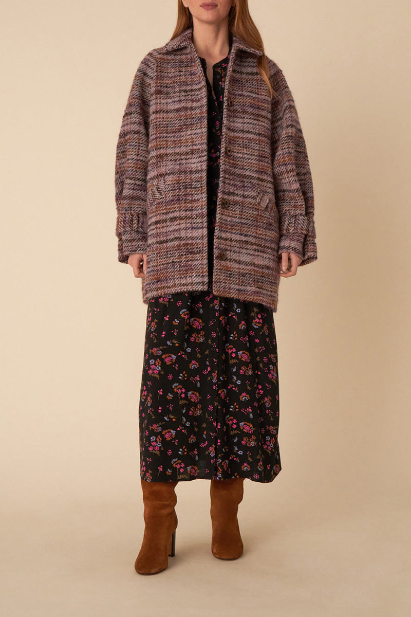 manteau nerissa carreaux miranda