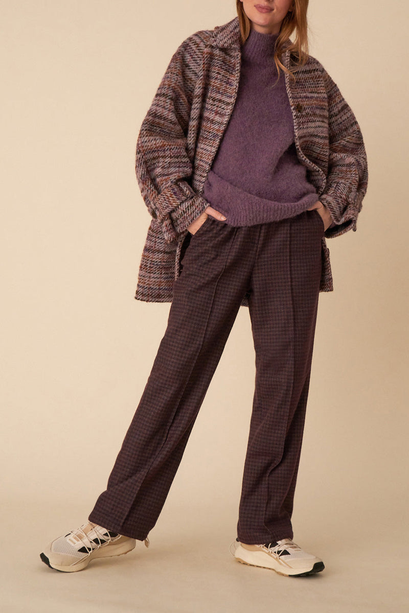 manteau nerissa carreaux miranda