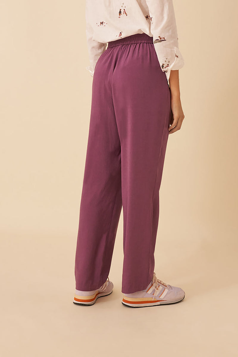 violette soka trousers
