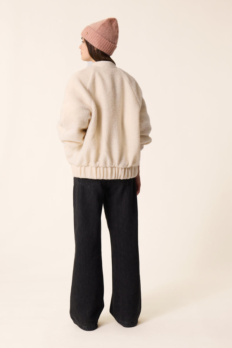 Knitted jacket Hildou Creme