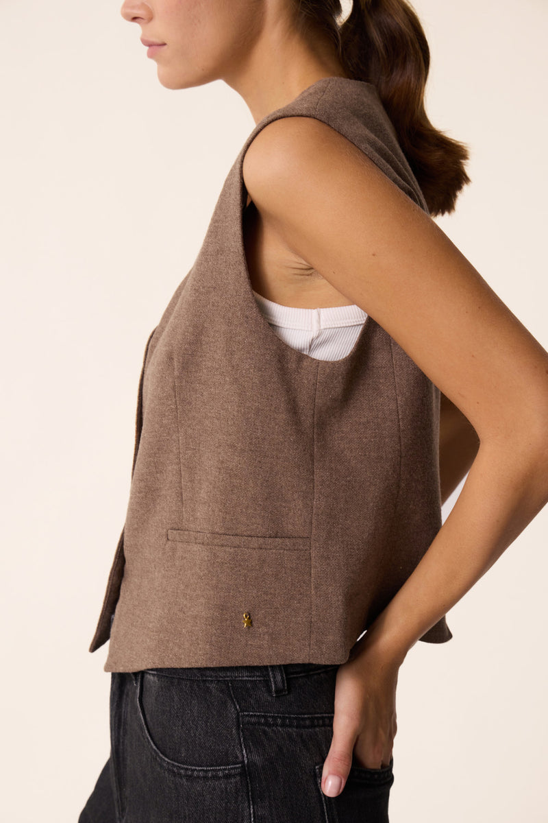 Waistcoat Rosetta Marmotte