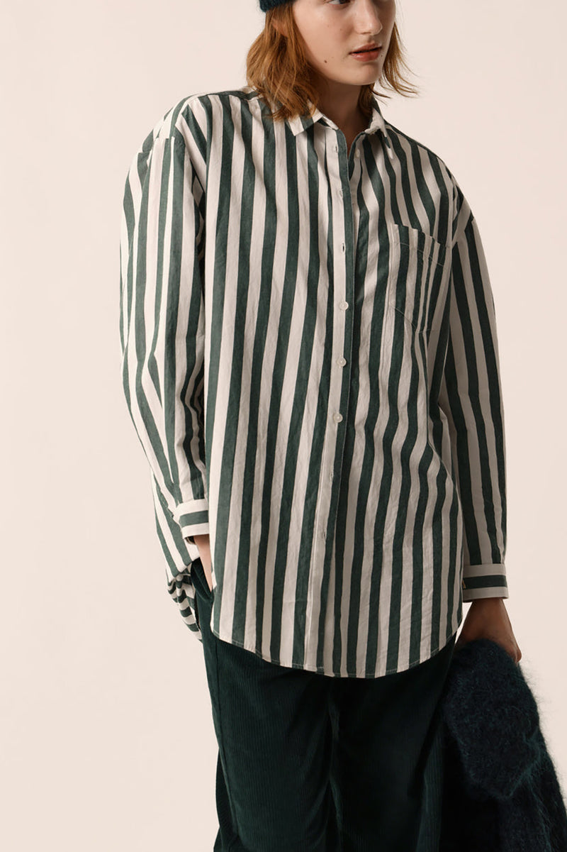 Chemise Sesame Khao - Epicea/Creme