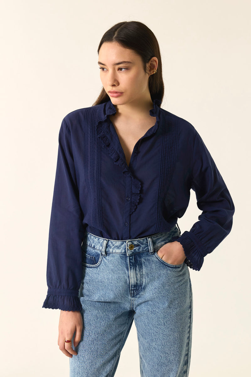 Blouse Ethel Marine