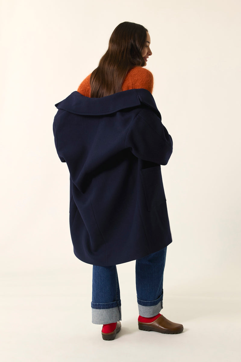 Coat Yasmine Marine