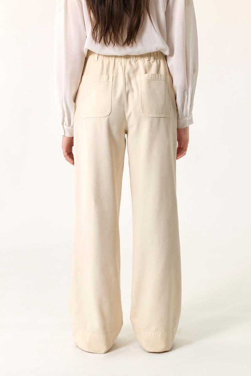 Trousers Elaia Ecru