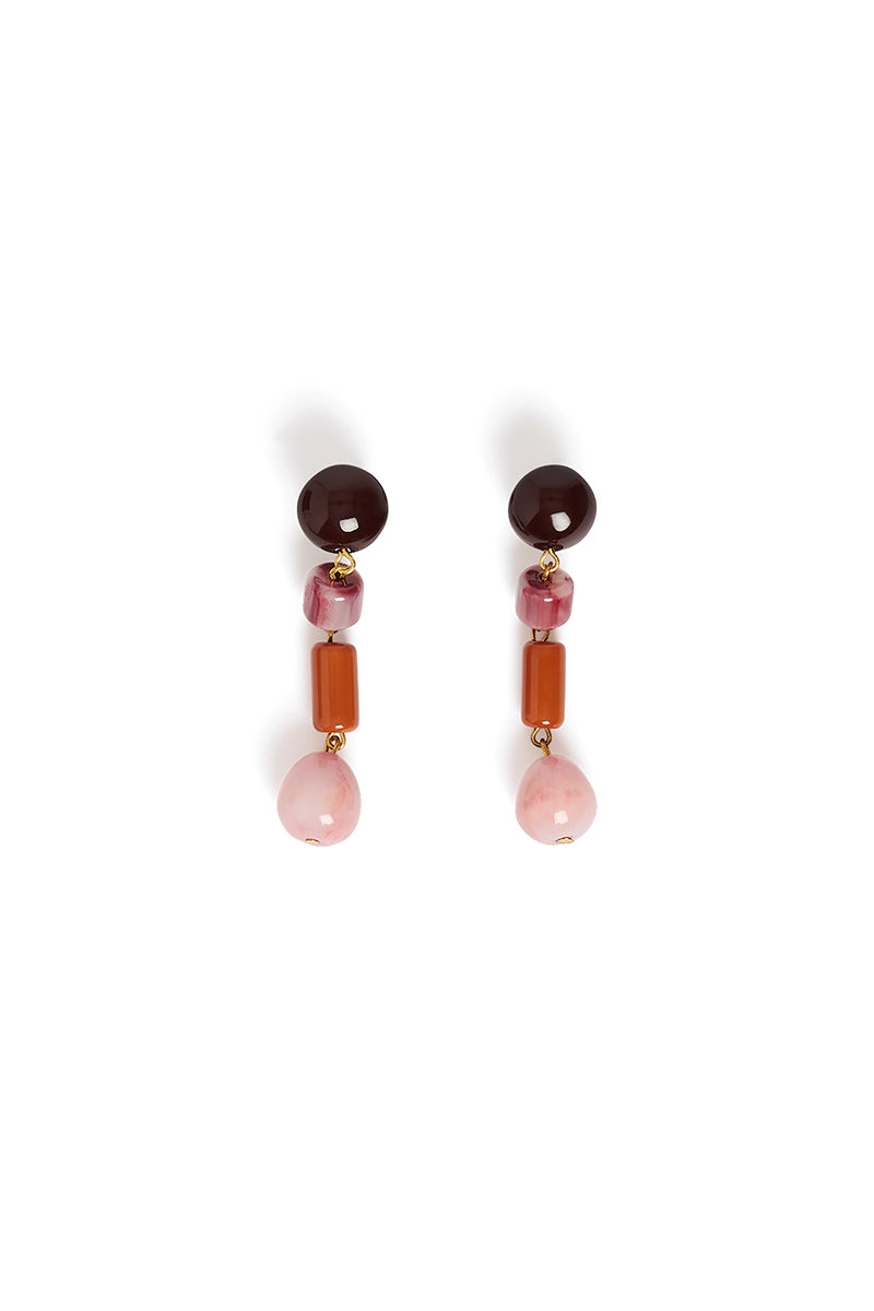 Boucles D'Oreilles Merope Ecureuil/Bruyere/Ours