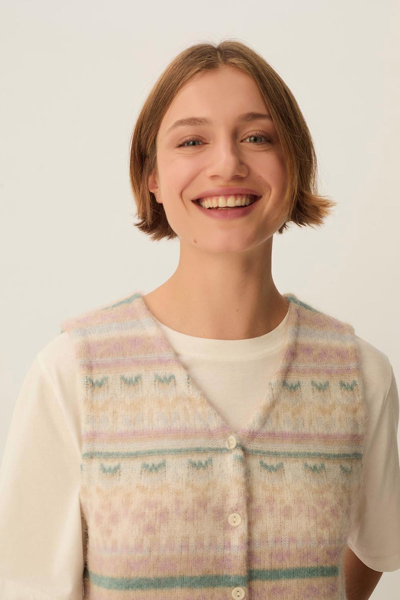 Gilet Auguste Fairisle