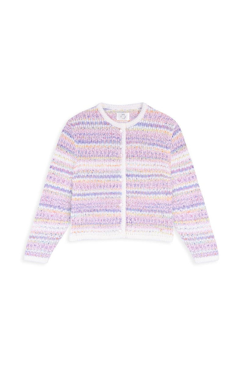 Cardigan Appy Multico Poudre