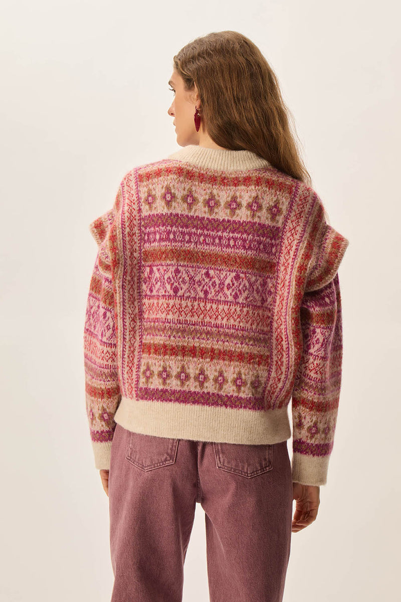 Pull Coco Jacquard Loup