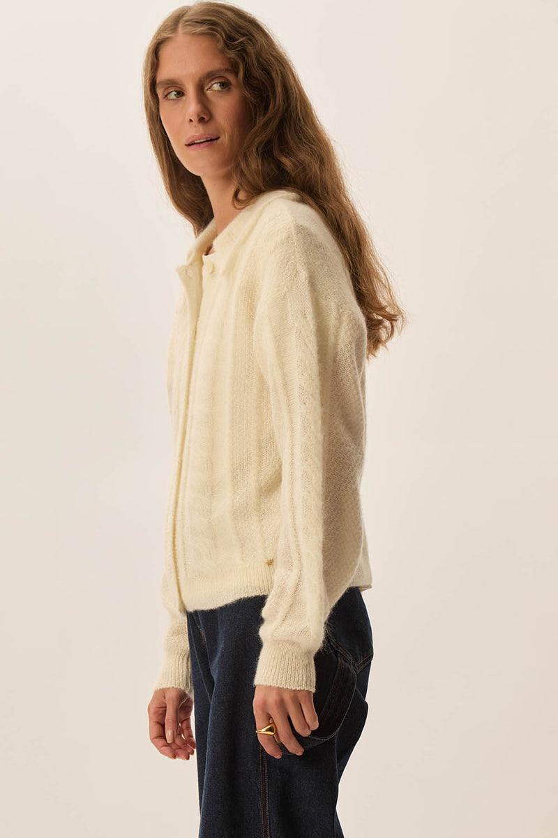 Gilet Capucine Creme