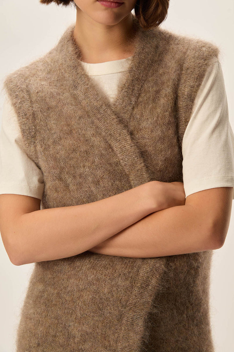 Gilet Alvine Loup