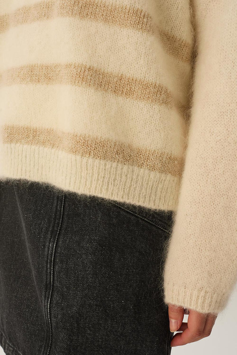 Pull Aleo Creme/Dore - 25 ans
