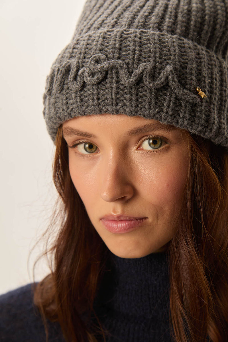 Beanie hat Dotty Anthracite