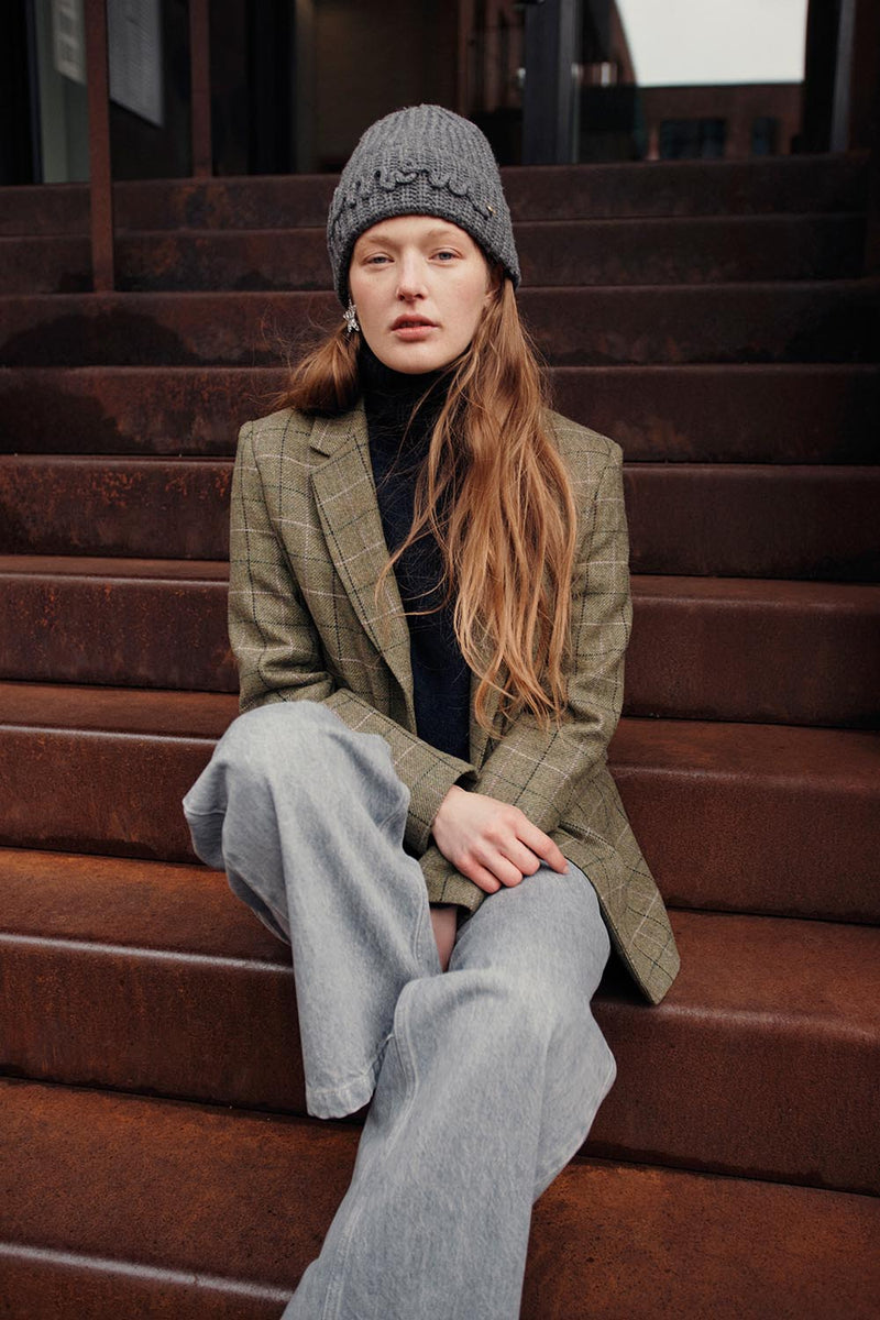 Beanie hat Dotty Anthracite