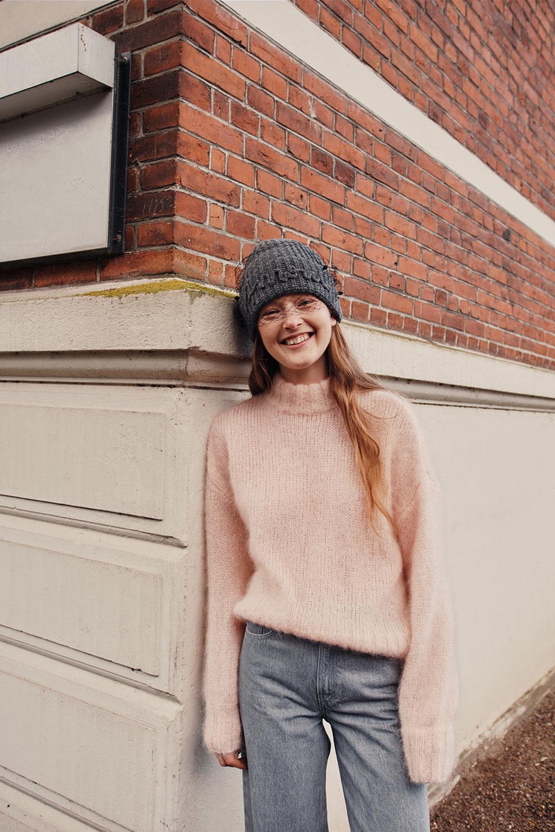 Beanie hat Dotty Anthracite