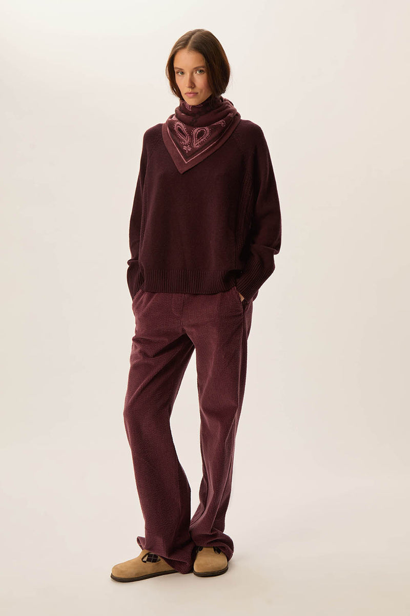 Echarpe triangle Clooney Cacao