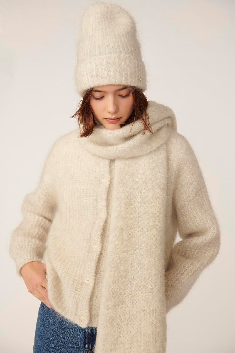 Echarpe Alouette Gris Chine