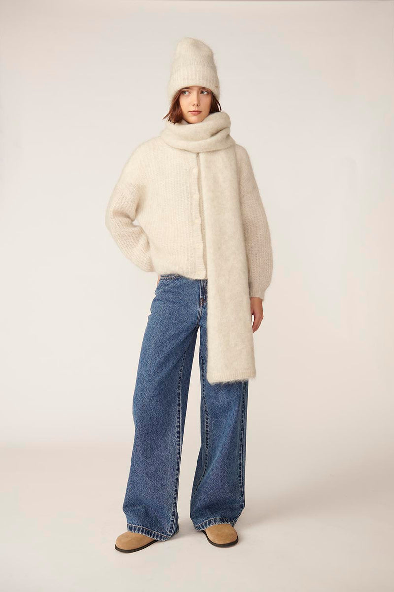 Echarpe Alouette Gris Chine