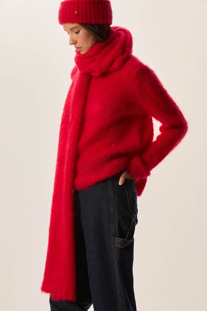 Scarf Charlette Carmin