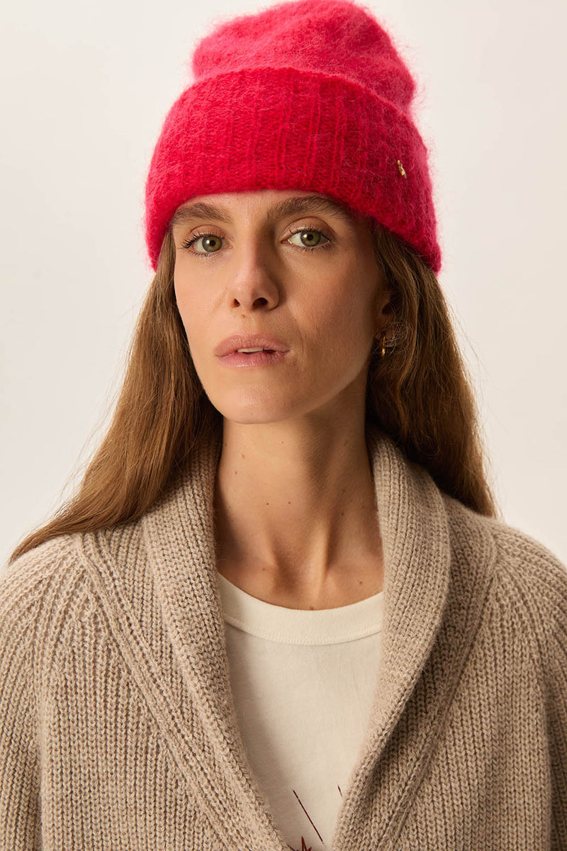 Beanie hat Chouchou Carmin