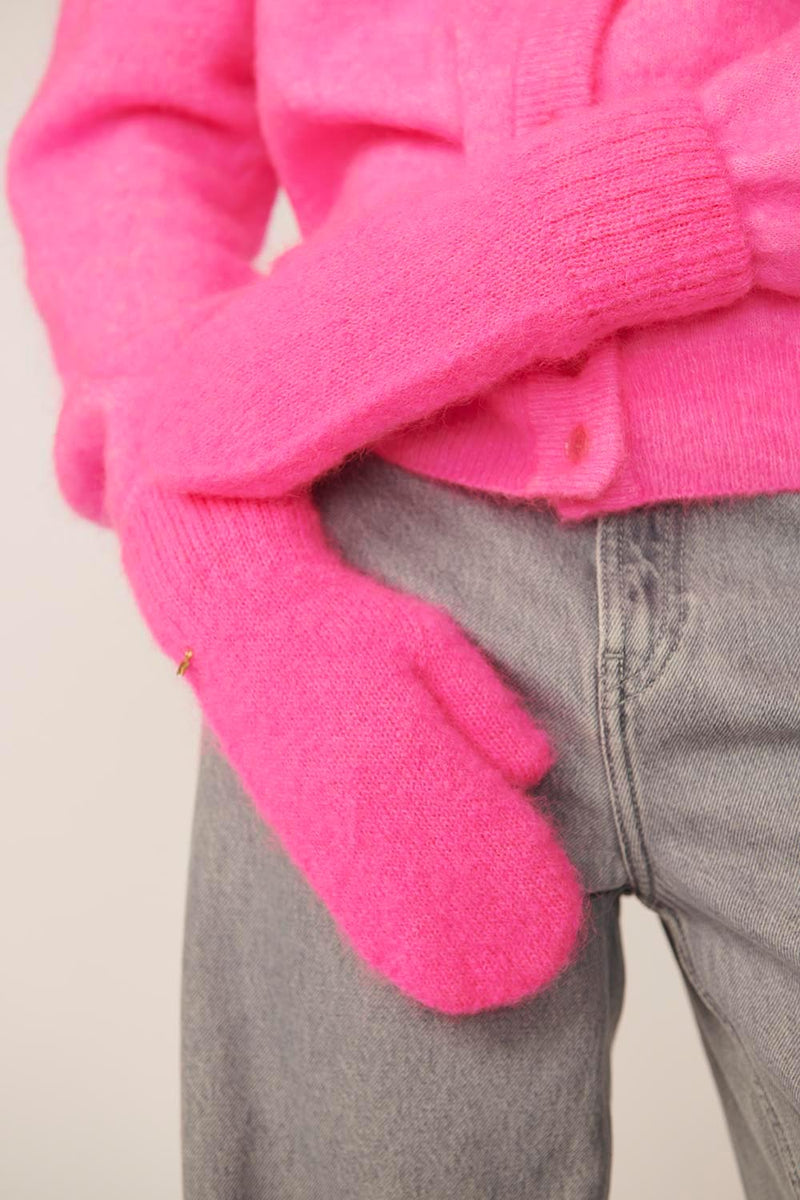 Moufles Caliente Rose Fluo