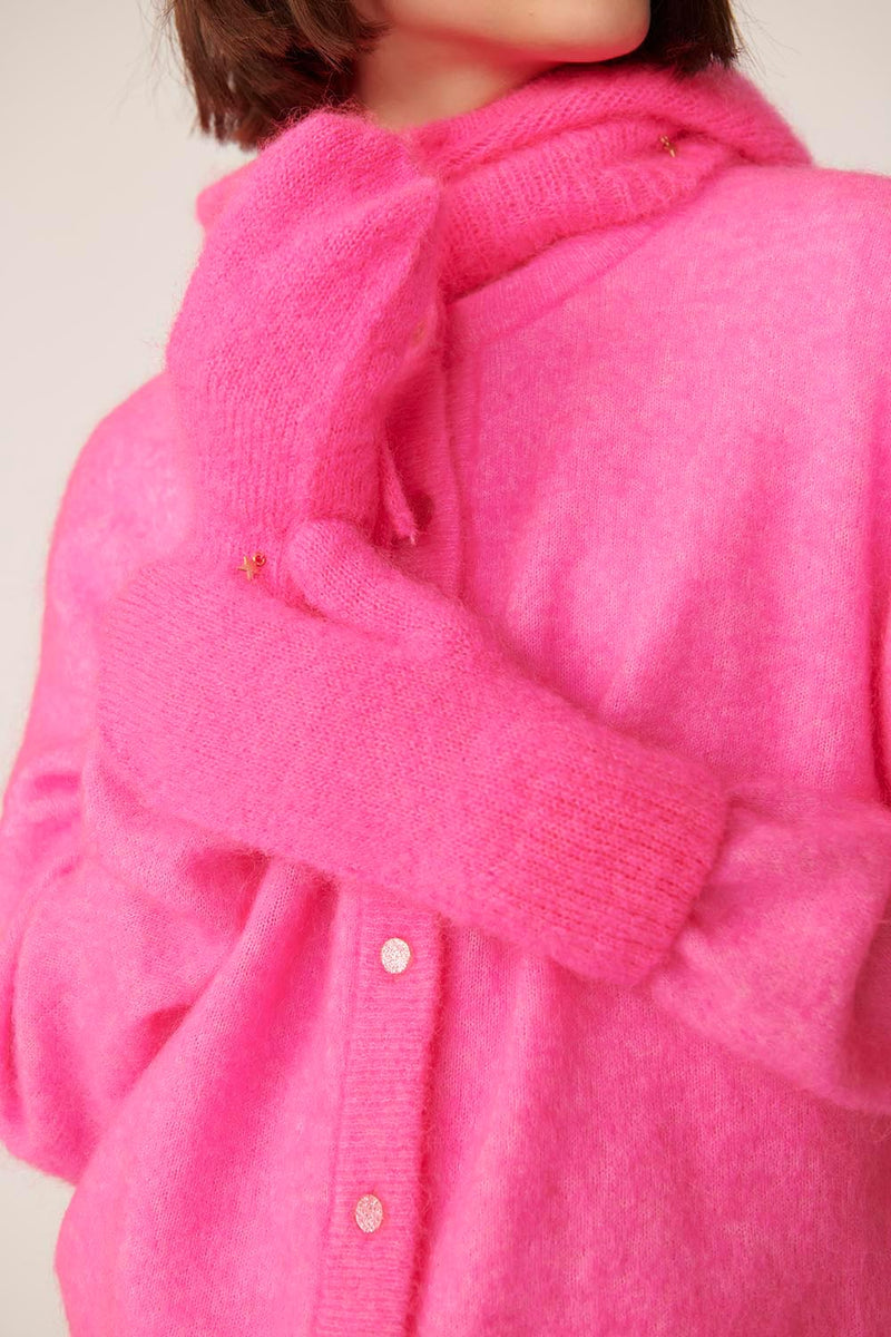 Moufles Caliente Rose Fluo