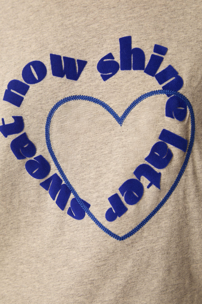 Tee-shirt Jolie Gris Chine