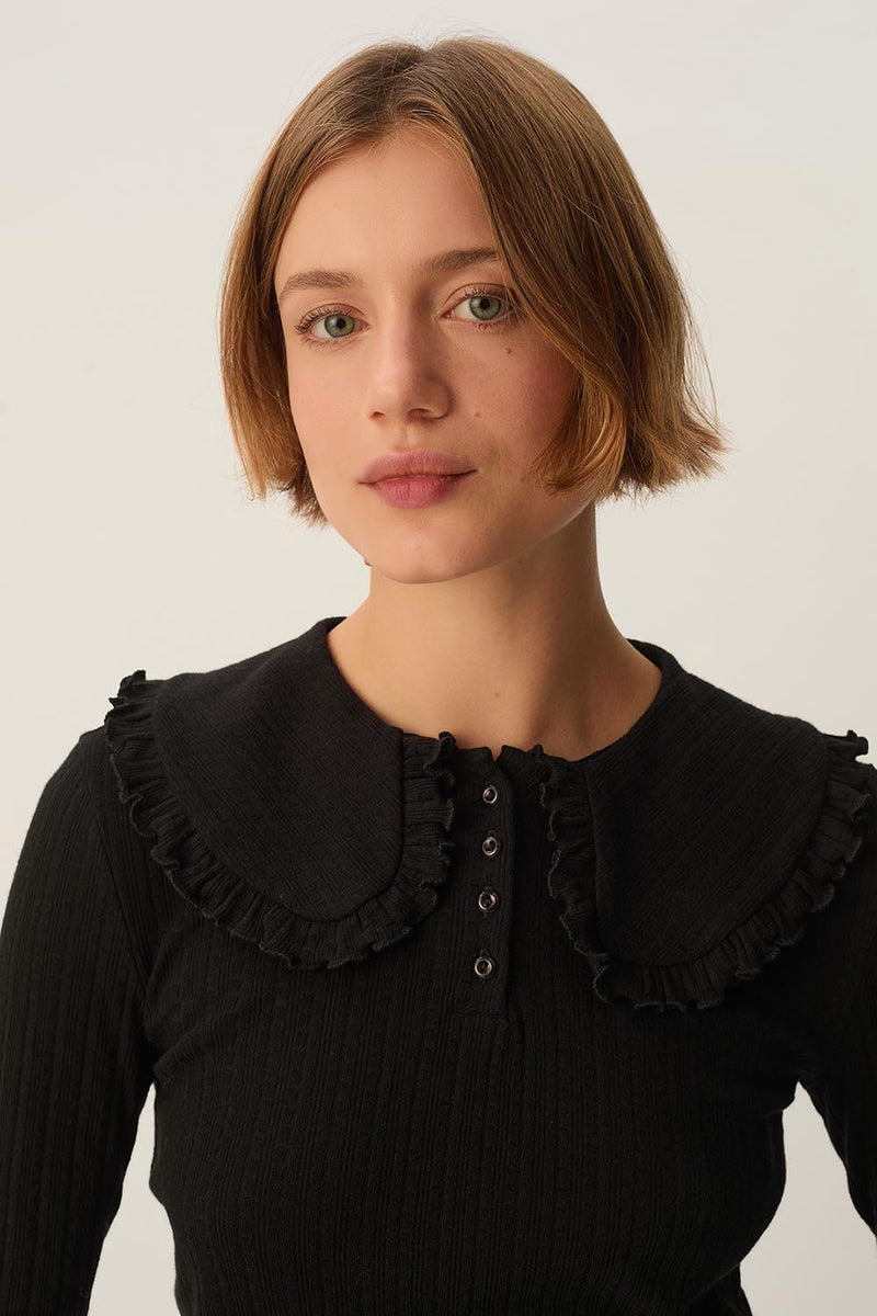 Tee-shirt Zelie Noir