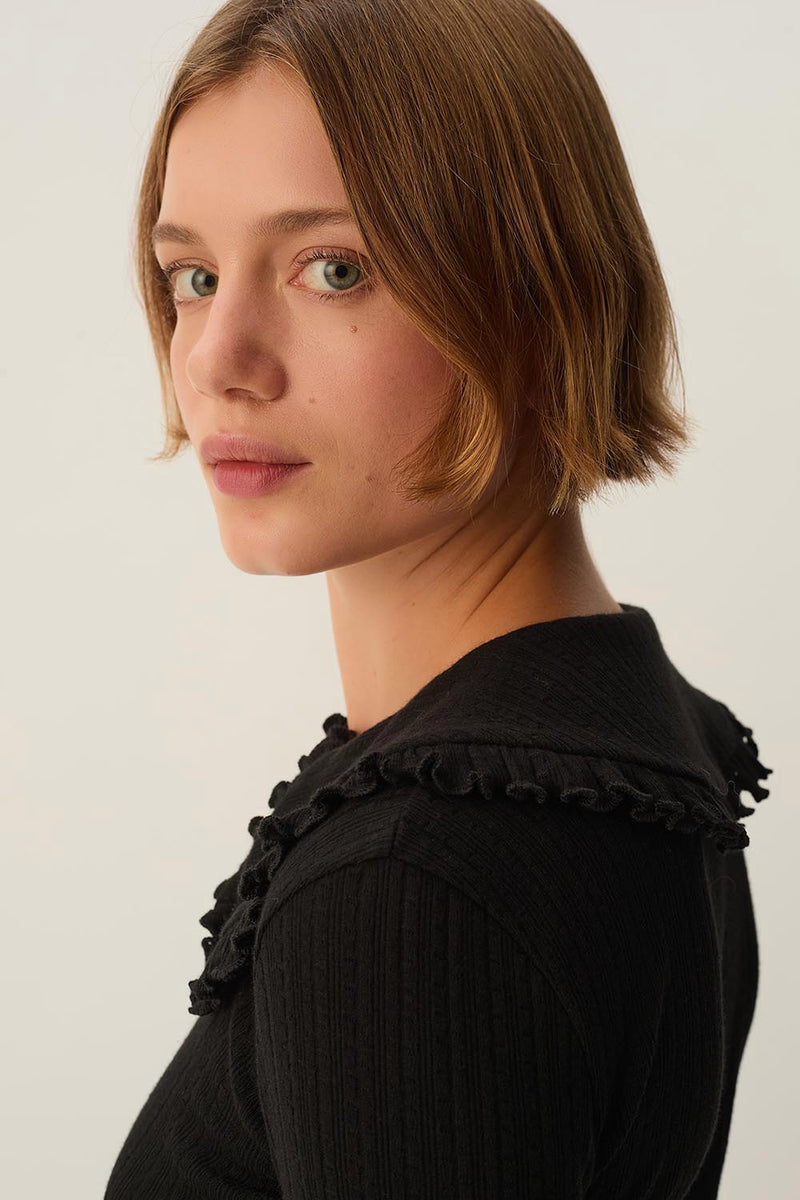 Tee-shirt Zelie Noir