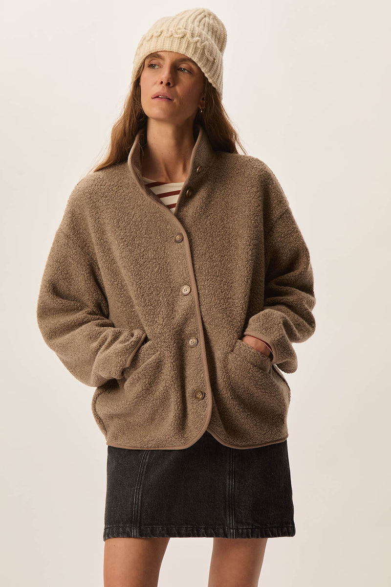Veste maille Zlavina Loup