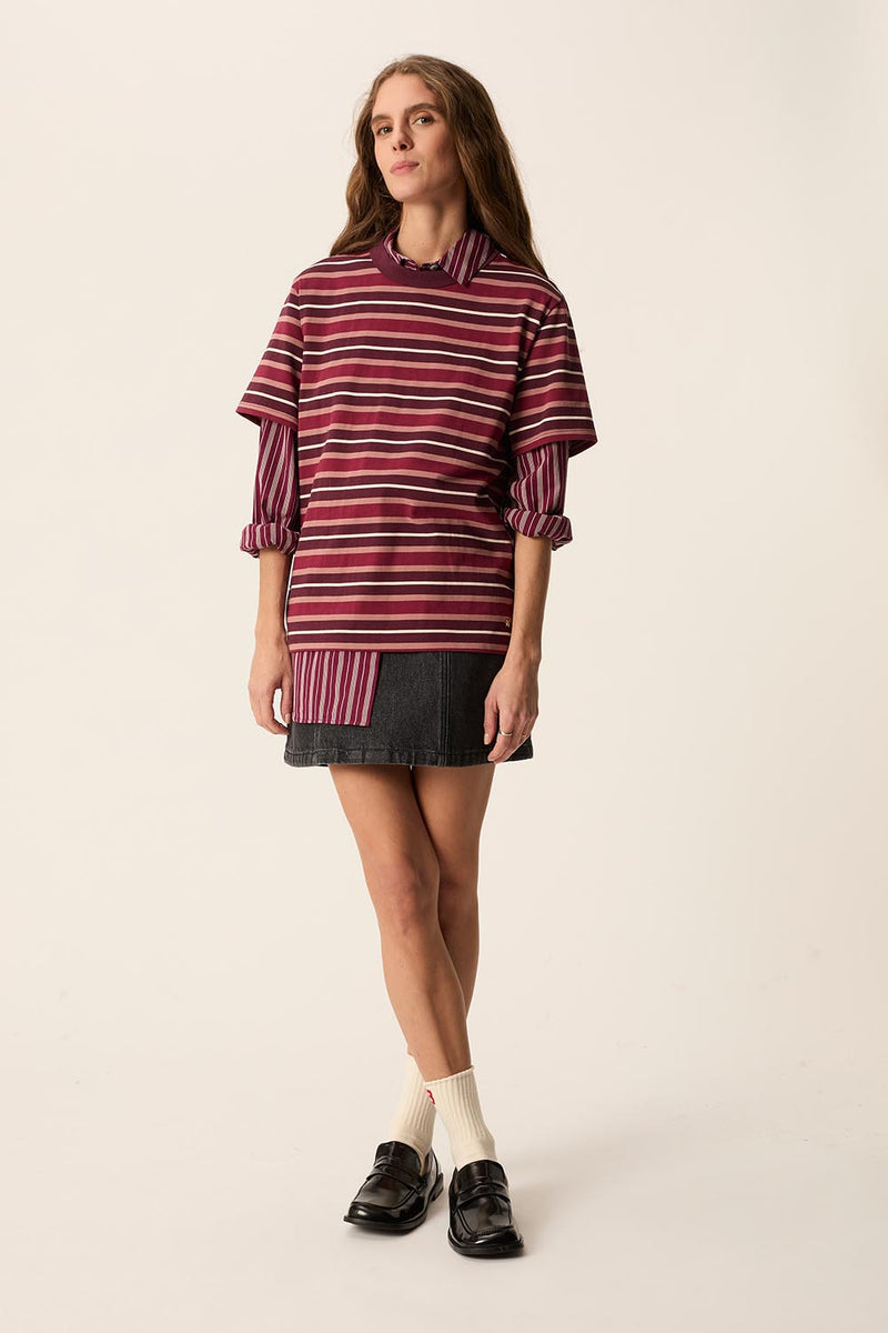 Tee-shirt Filipa Multico Griotte/Ruby
