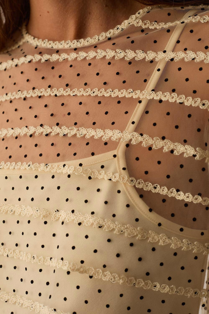 Tee-shirt Gabrielle Creme