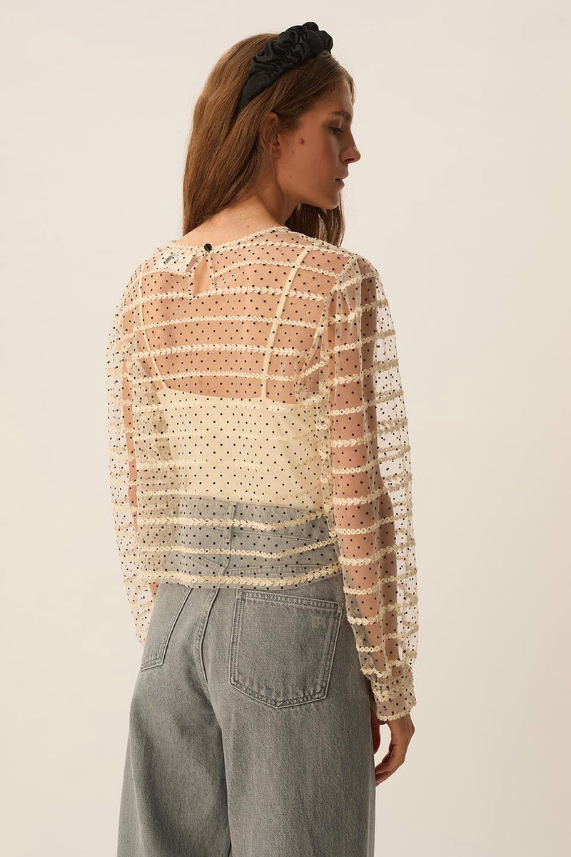 Tee-shirt Gabrielle Creme