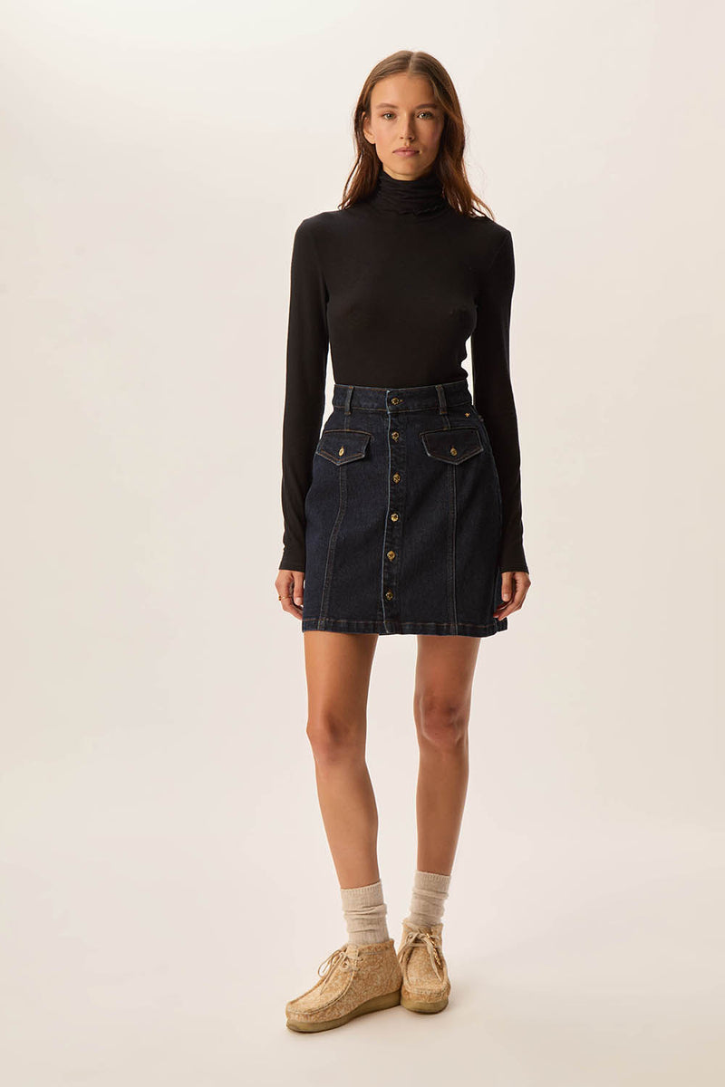 T-shirt Flore Noir